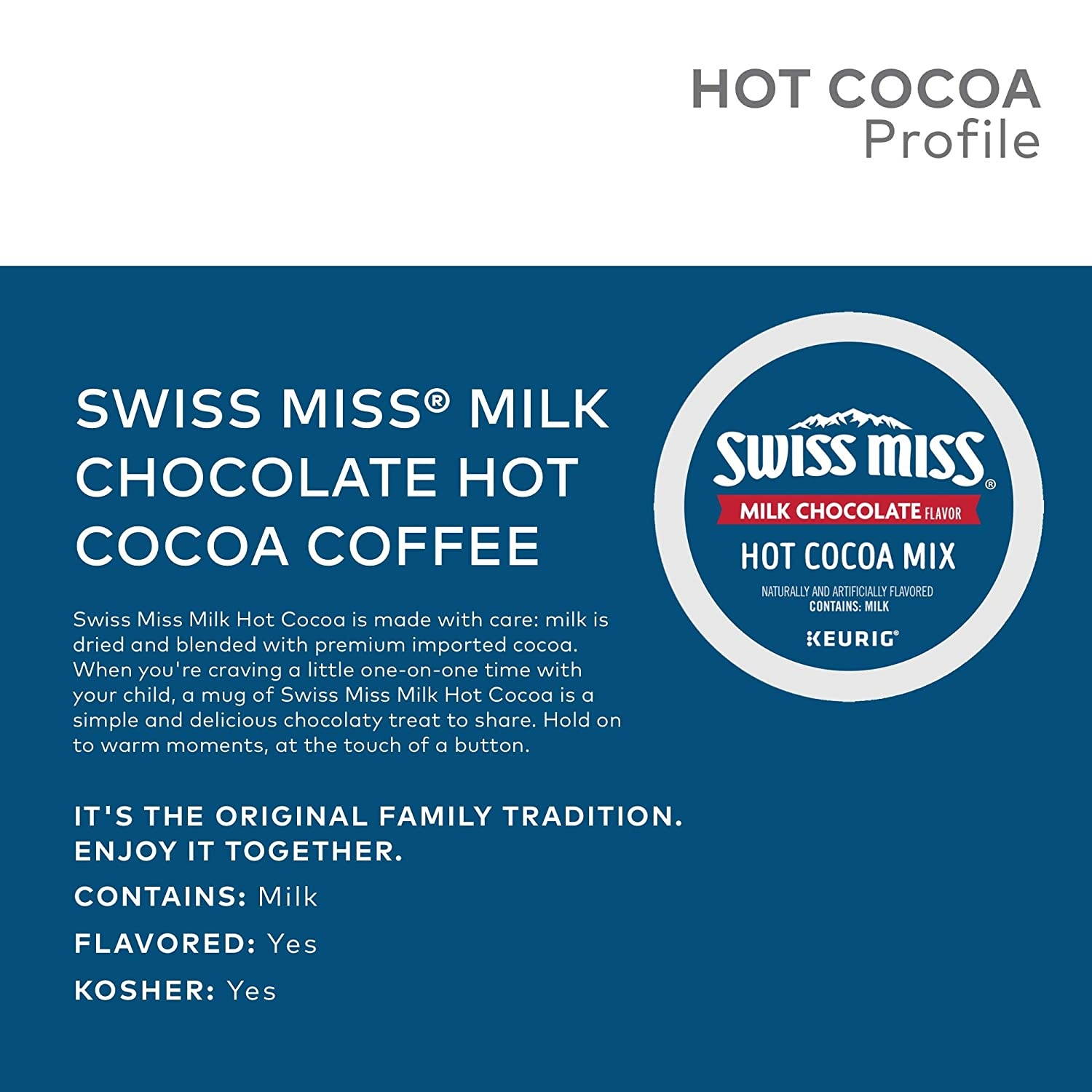 Milk Chocolate Hot Cocoa K-Cups, 96/Carton GMT1252CT