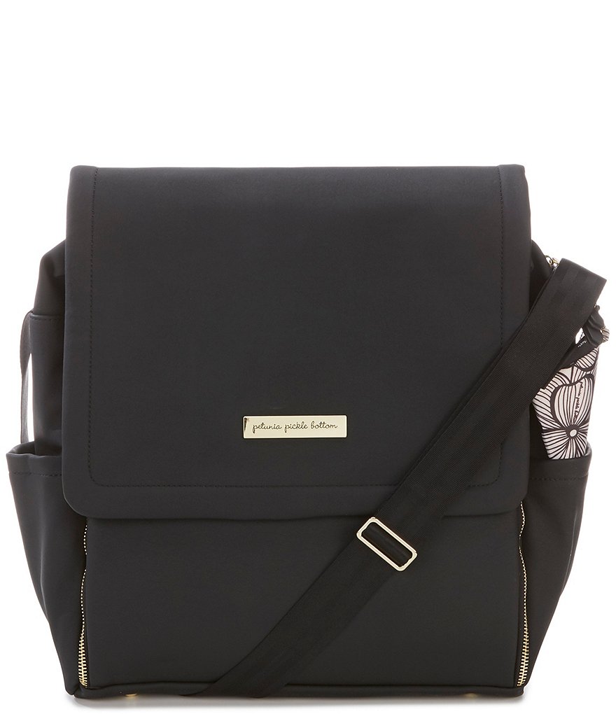 Petunia Pickle Bottom Matte Leatherette Boxy Backpack Diaper Bag