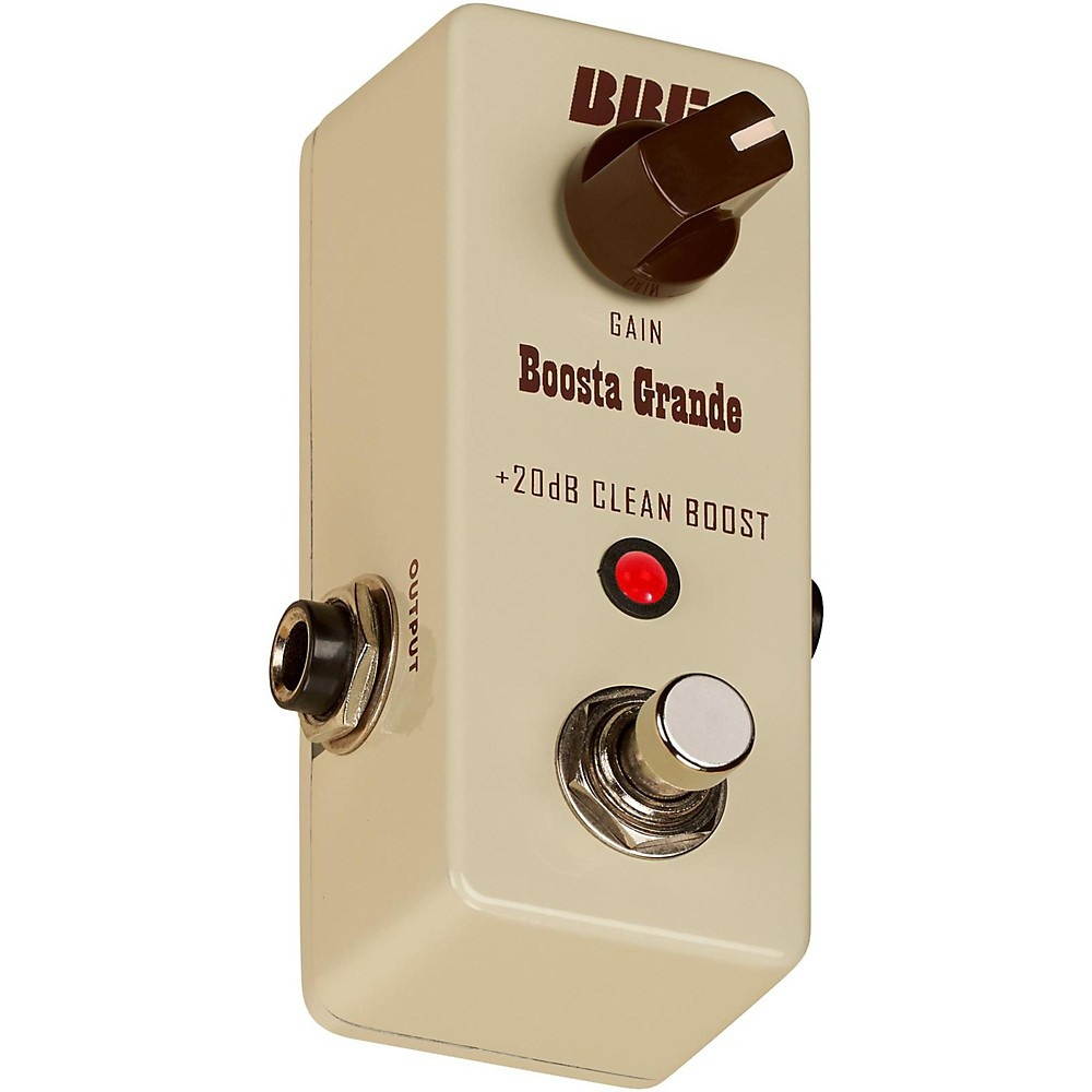 BBE MBG-20 Mini Boosta Grande Guitar Effect Pedal- +20dB Clean Boost