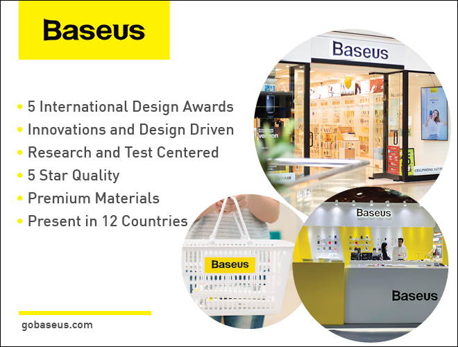 Baseus Small Ears Series Magnet Suction Bracket ( Vertical Type ) PU 360 Degree Rotation Small and Portable with 5 Colors