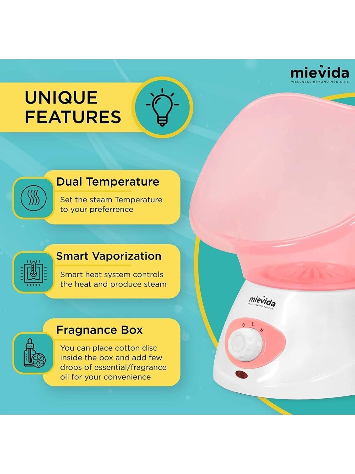 iGRiD IG1614N Compact Compressor Asthma Nebulizer (White)