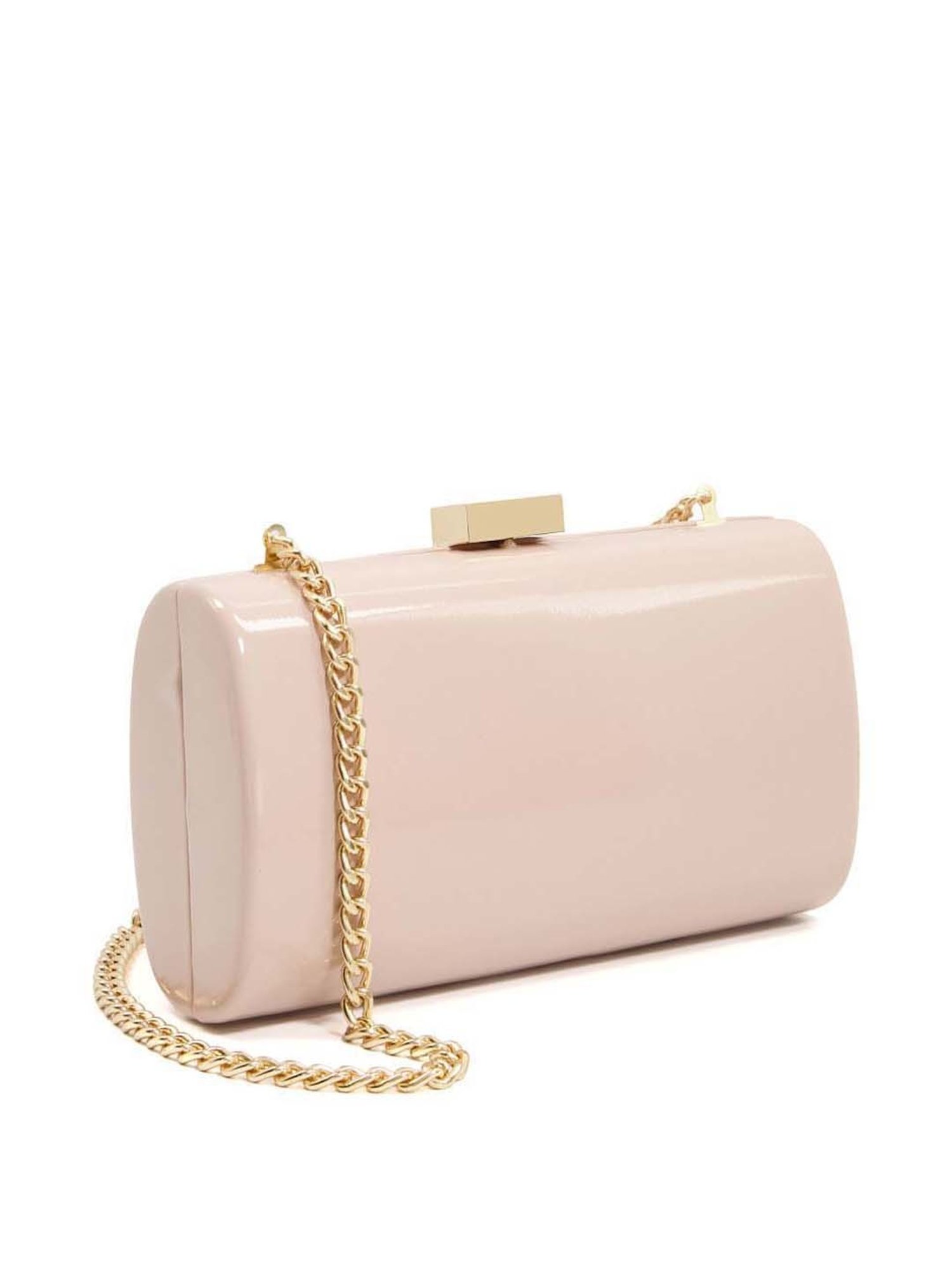 Dune London Pink Solid Clutch