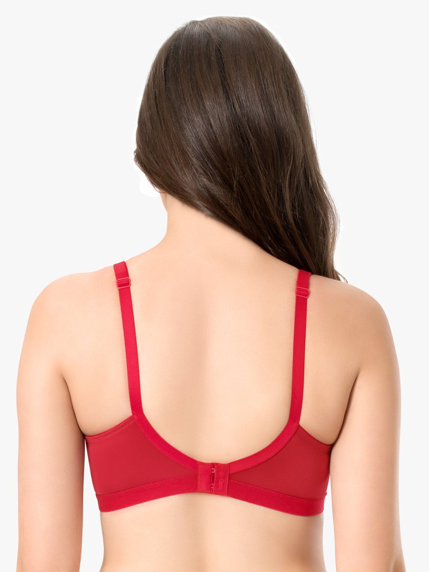 Every De by Amante Crimson Non Padded Non Wired Full Coverage Bra