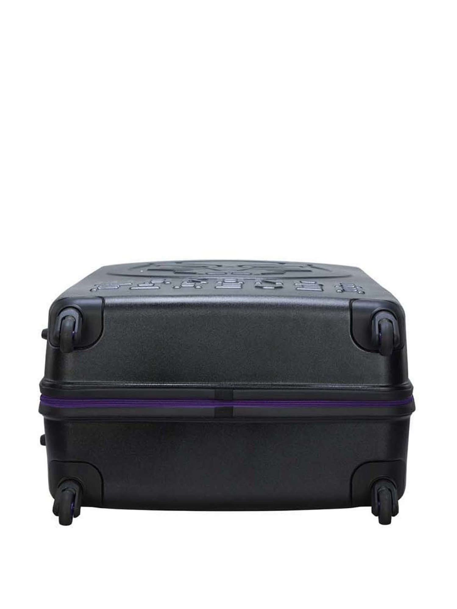 Skybags Marvel Black Textured Hard Large Trolley Bag - 56 cm