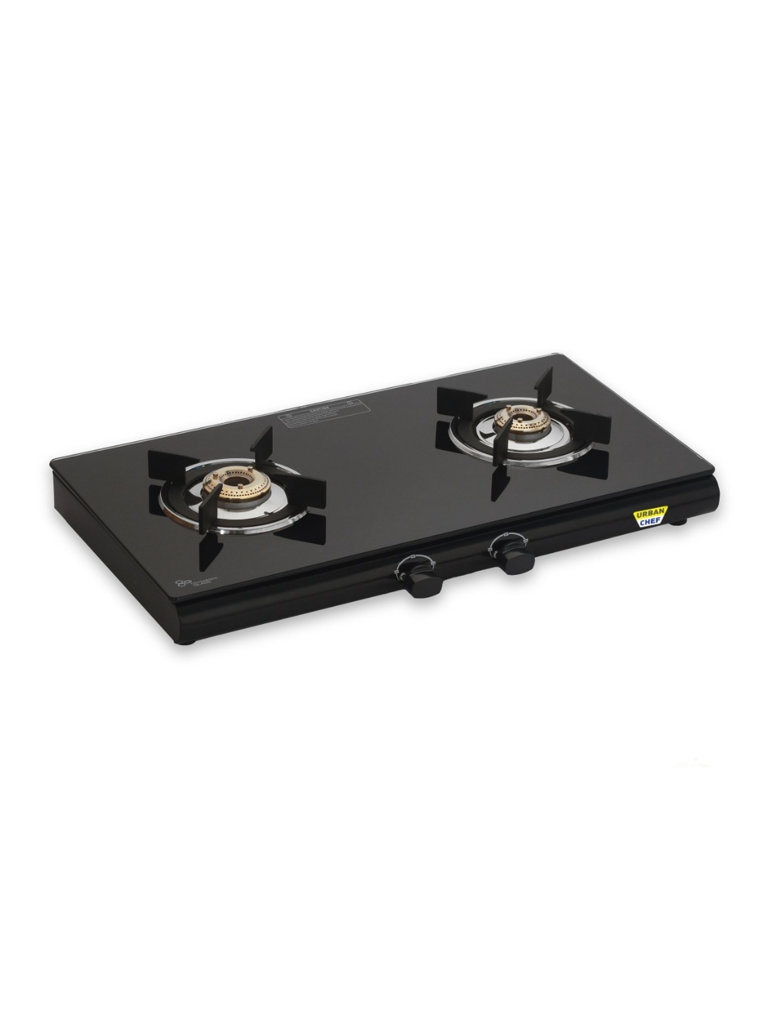 Urban Chef Gas Stove with 2 Burners ( Black )