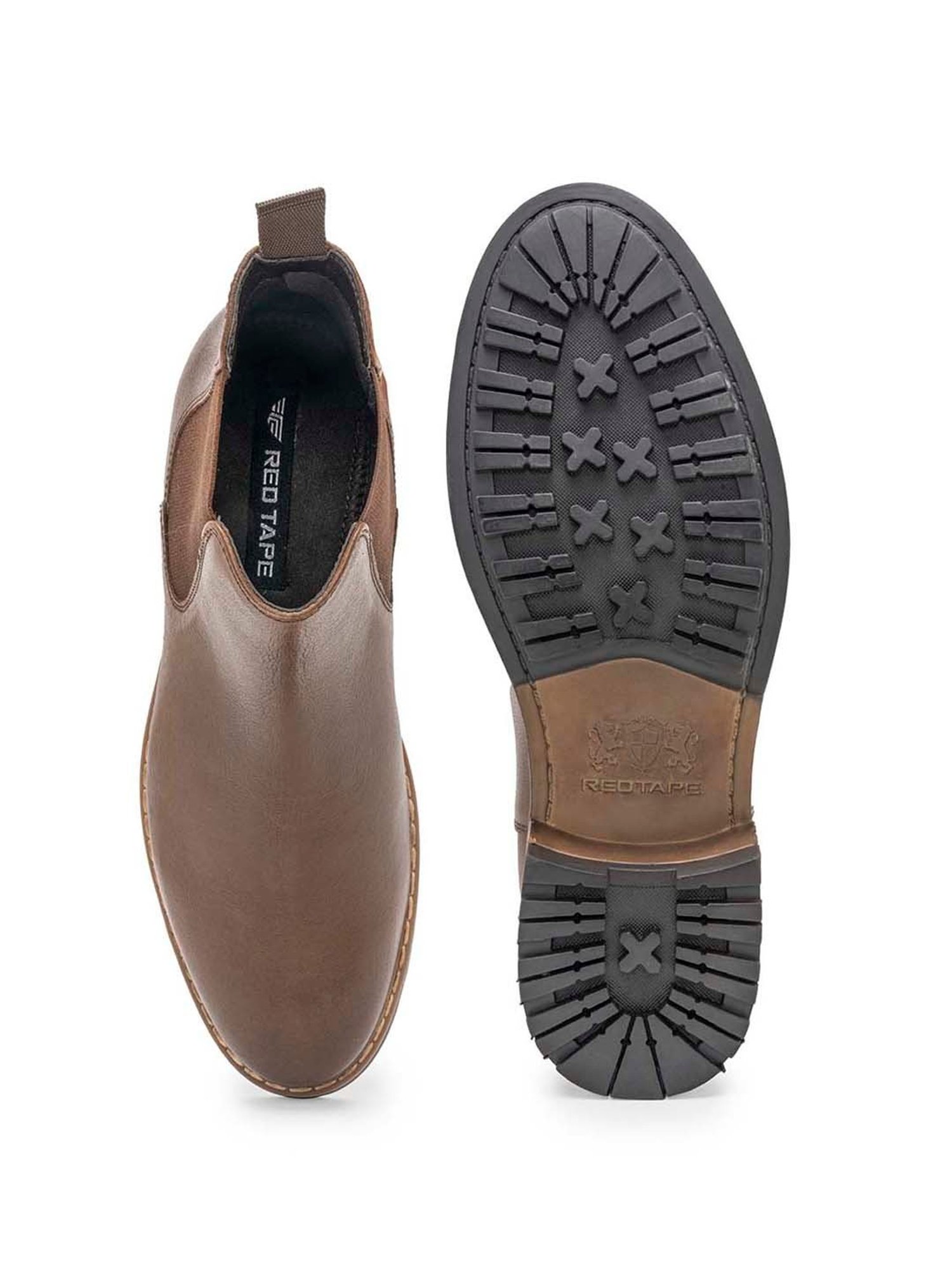 Red Tape Men's Teak Chelsea Boots