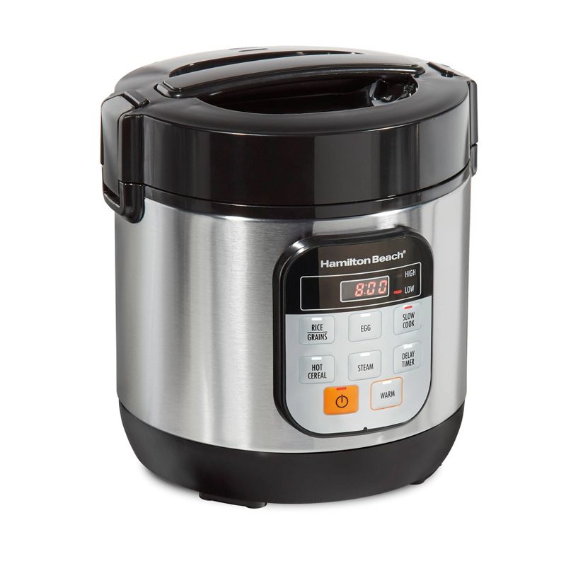 Hamilton Beach 1.5qt  Digital Rice Cooker - Silver