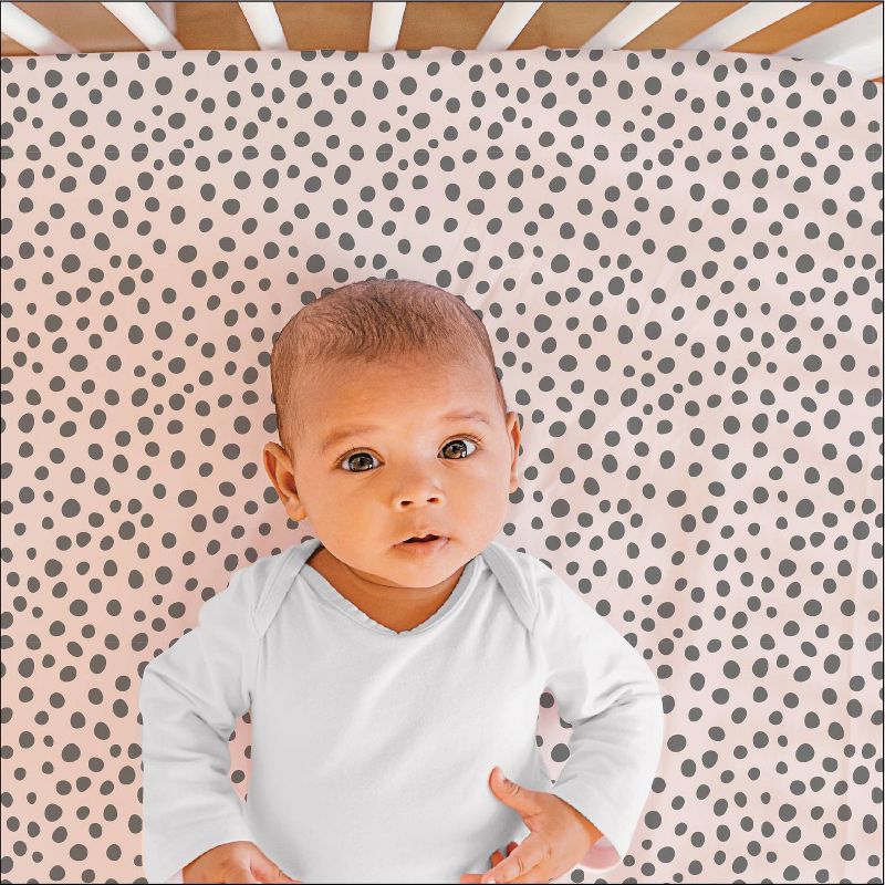 The Peanutshell Fitted Crib Sheets - Animal Print 2pk