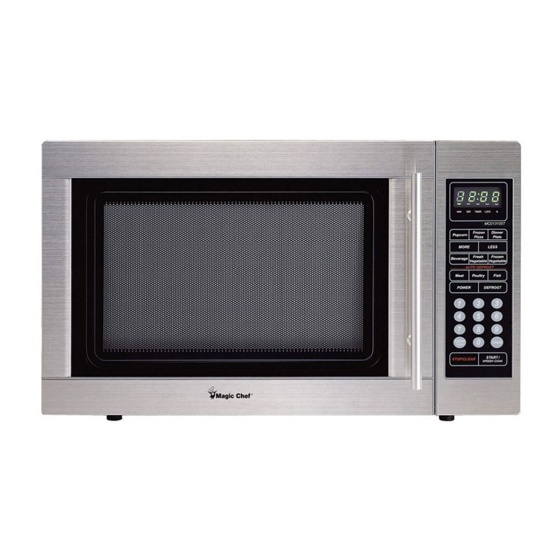 BLACK+DECKER 1.3 cu ft 1000 Watt Microwave Oven Black Stainless Steel