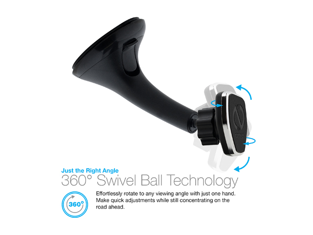 Naztech MagBuddy Black Windshield Mount 13575