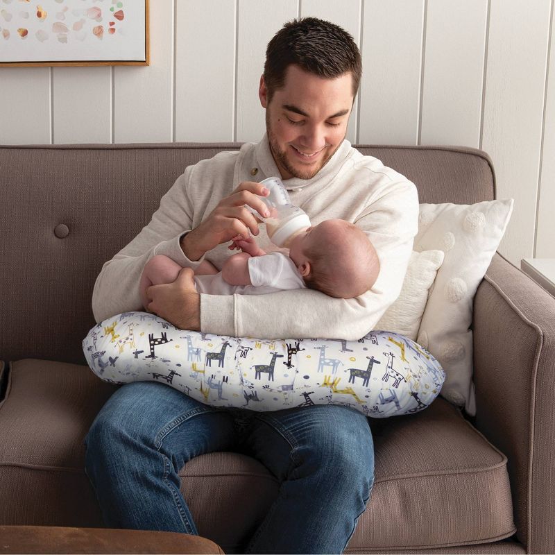 Boppy Original Feeding and Infant Support Pillow - Floral Stripes