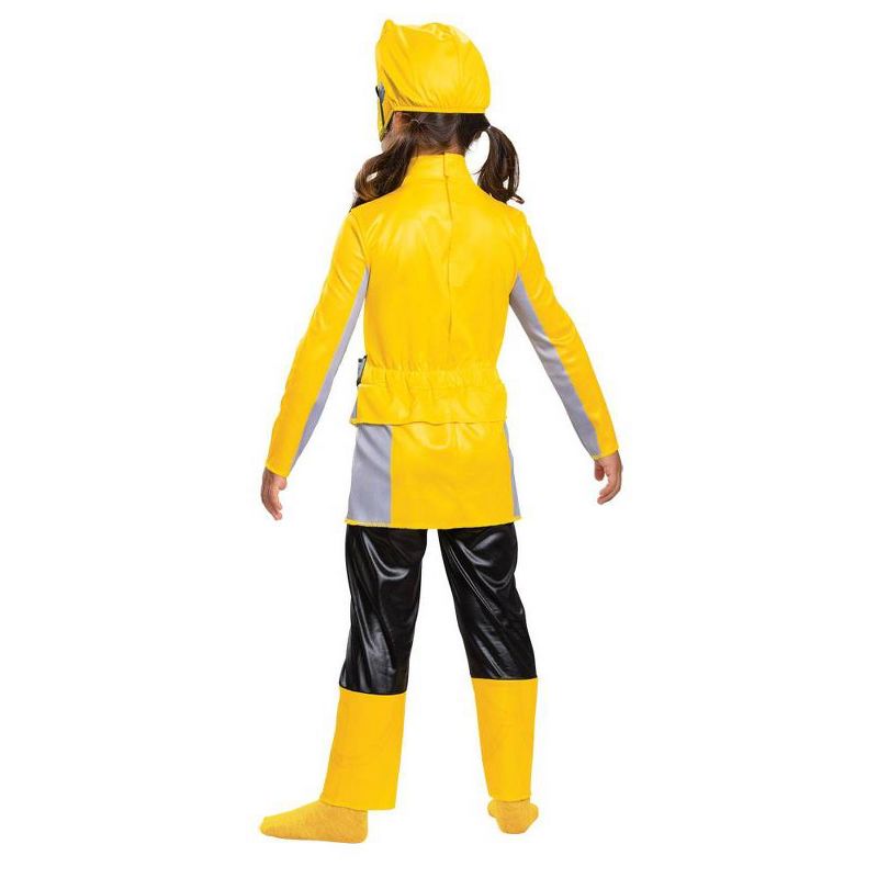 Kids' Power Rangers Yellow Ranger Muscle Halloween Costume S