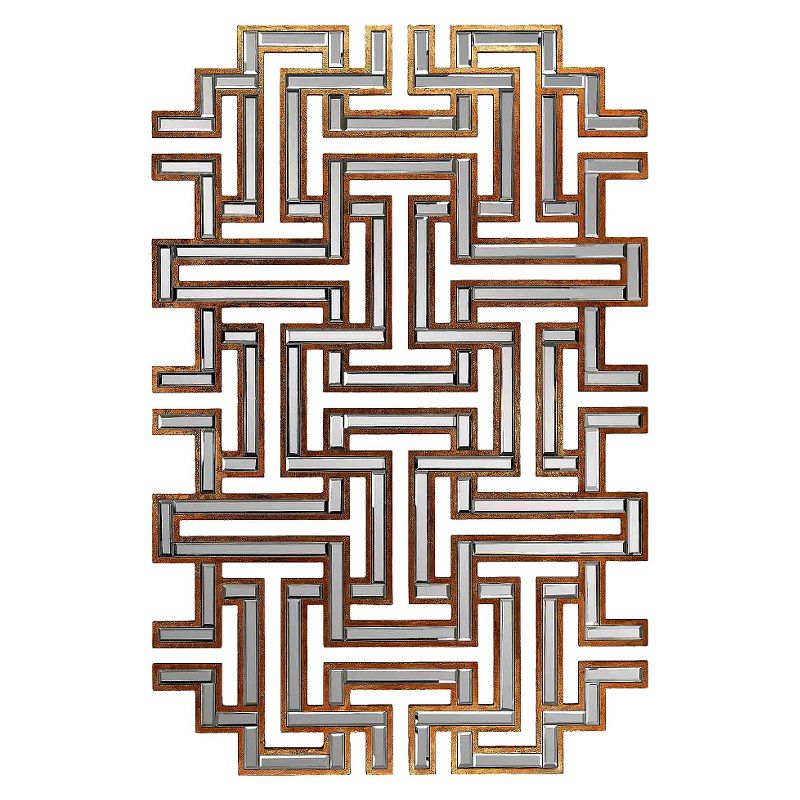 Lazy Susan 48 in. Gold Mirror