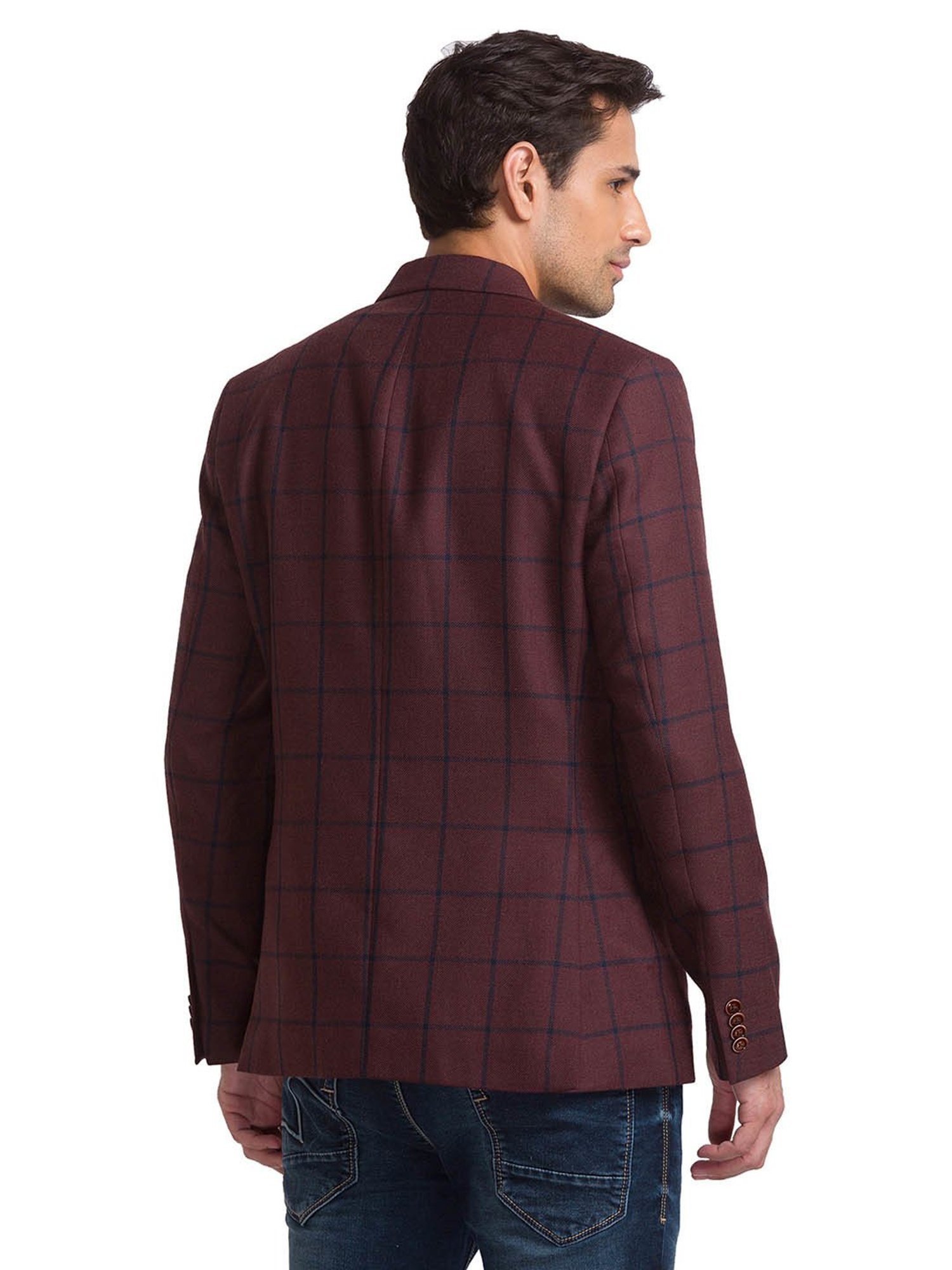 Vastramay Black Regular Fit Blazer