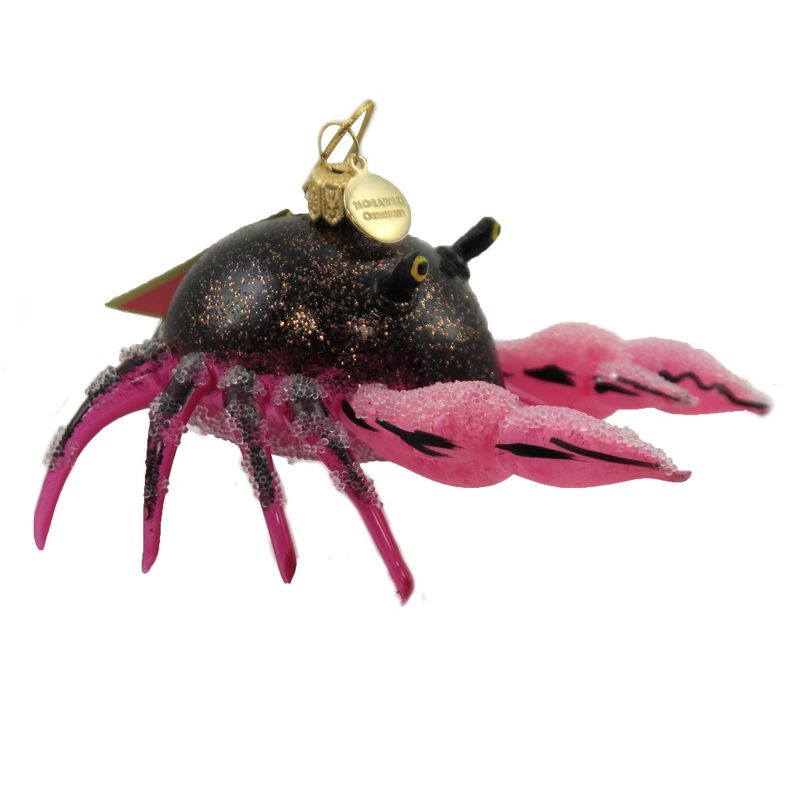 Morawski 2.5" Fuchsia & Purple Crab Ornament Sea Creature Ocean  -  Tree Ornaments