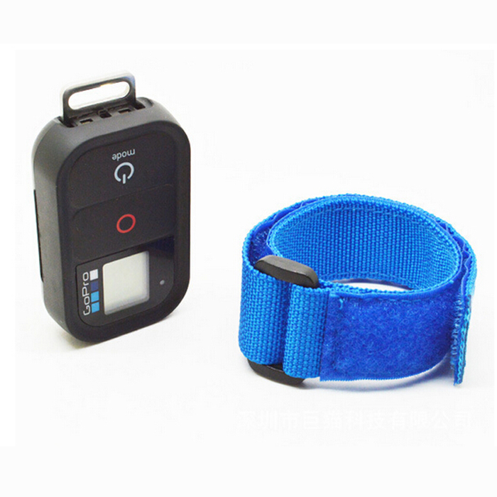 Nylon WiFi Remote Hook-and-Loop fastener Strap Band Wrist Armband Strap Belt for GoPro Hero 3+ 3 - Black GP022