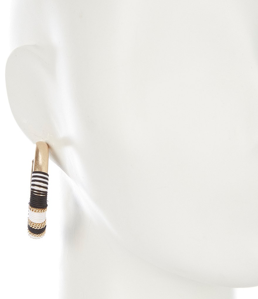 Southern Living Wrapped Hoop Earrings