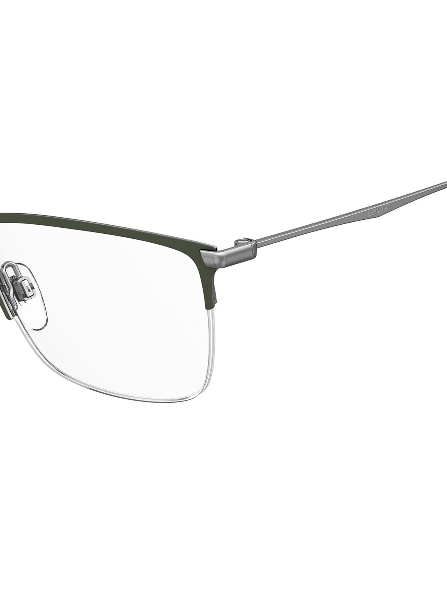 Levi's Green Rectangular Eye Frames for Men