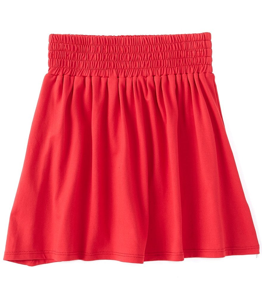 Copper Key Big Girls 7-16 Knit Smocked Waist Skirt