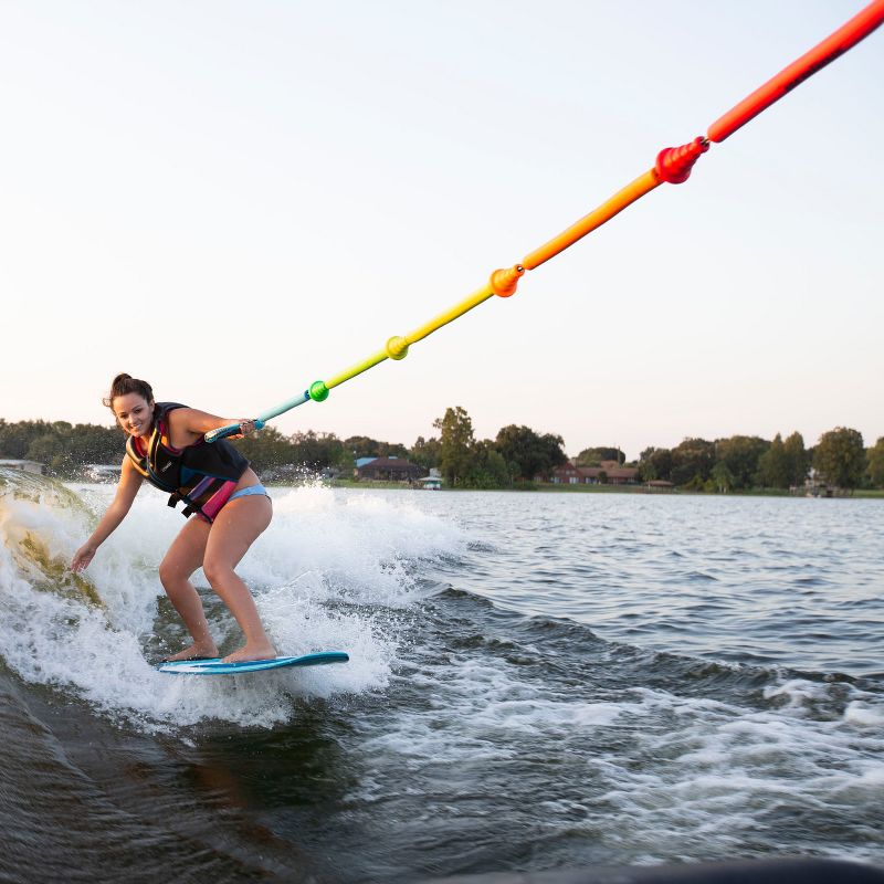 Connelly Color Coordinated 30-Foot Long Beginner Tug Surf Rope with 10-Inch Comfortable Grip Floating Handle