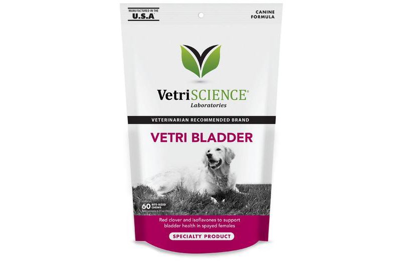 Vetriscience Laboratories Vetri Bladder Canine Formula Bite Size Chews for Dogs, 60 ct