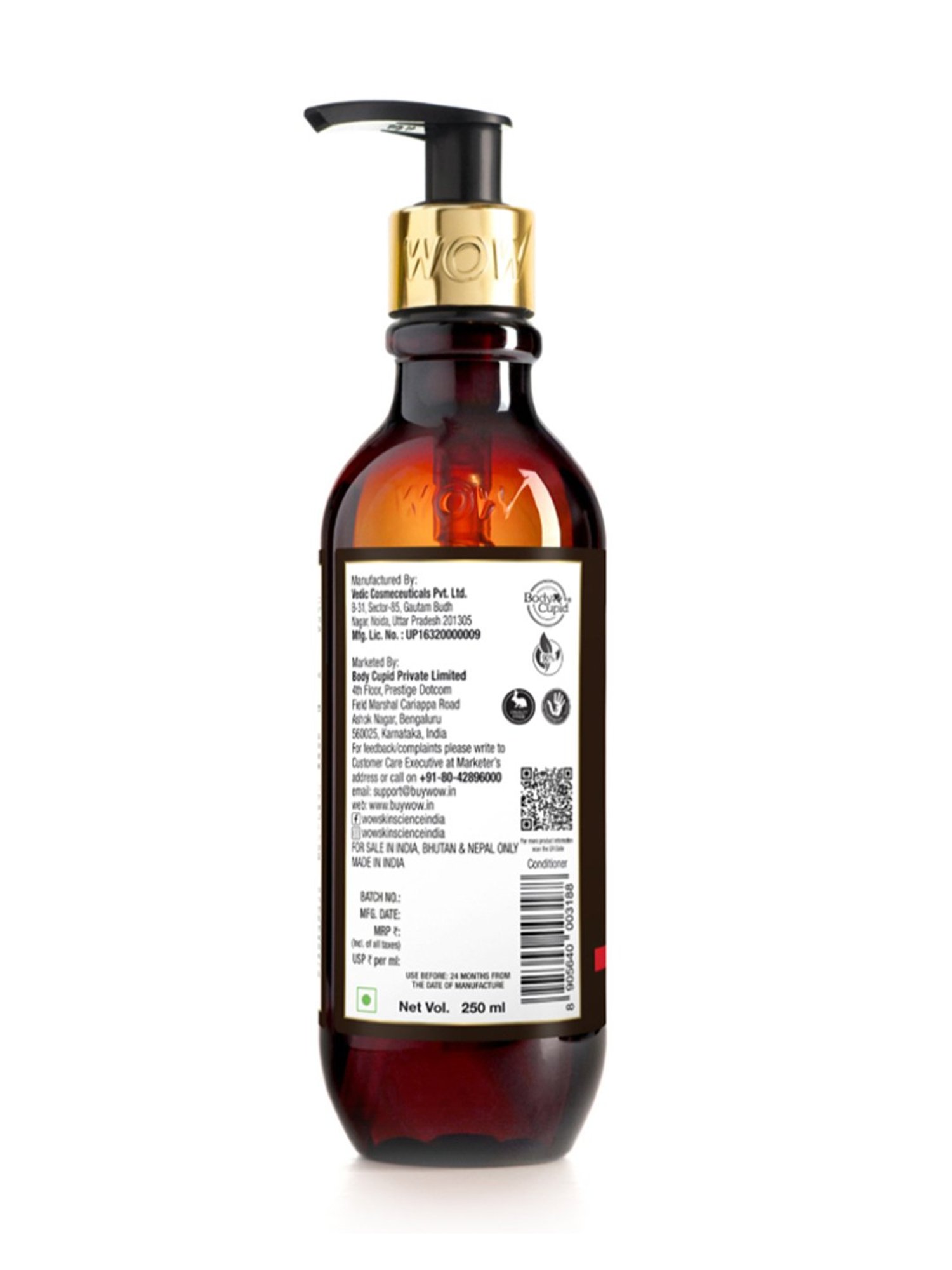 WOW Skin Science Rosemary with Biotin Conditioner - 250 ml