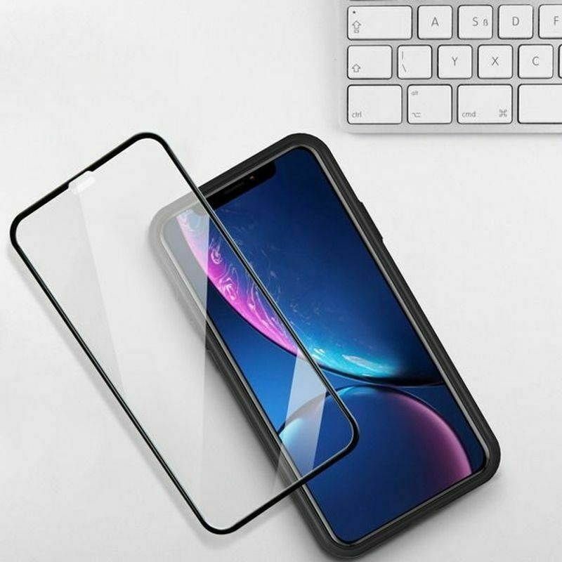 Full Coverage Tempered Glass Screen Protector Film Cover For  iPhone 11/XR