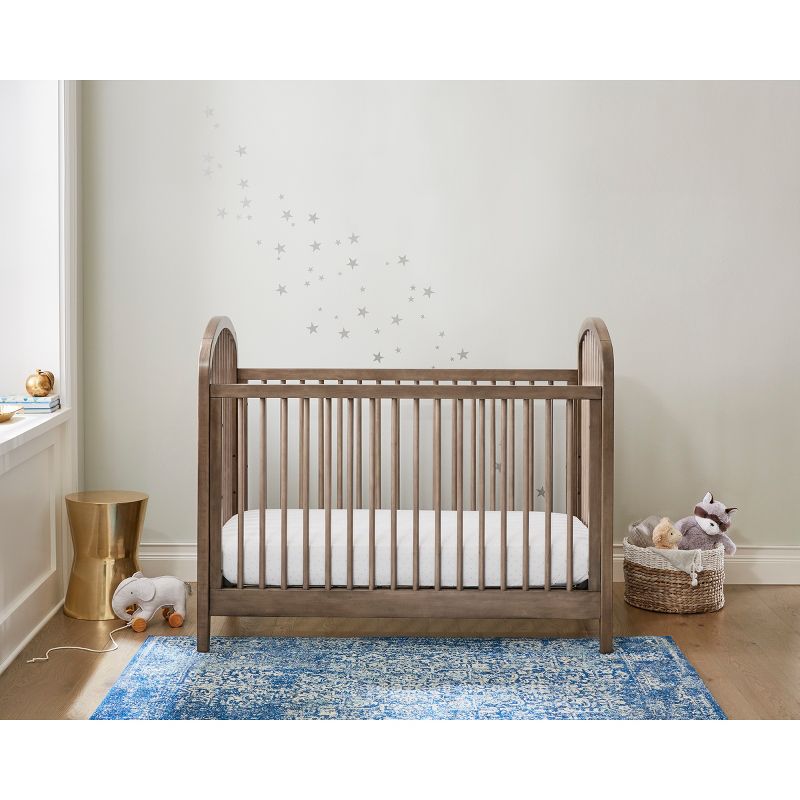 Contours Elston 3-in-1 Convertible Crib - Antique Gray