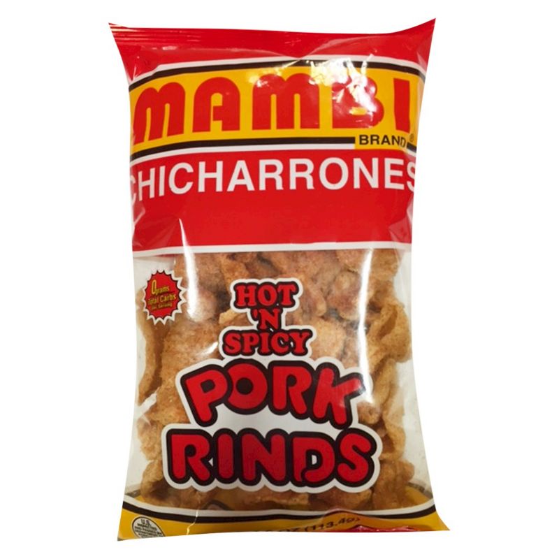 Mambi Hot n Spicy Pork Rinds - 4oz