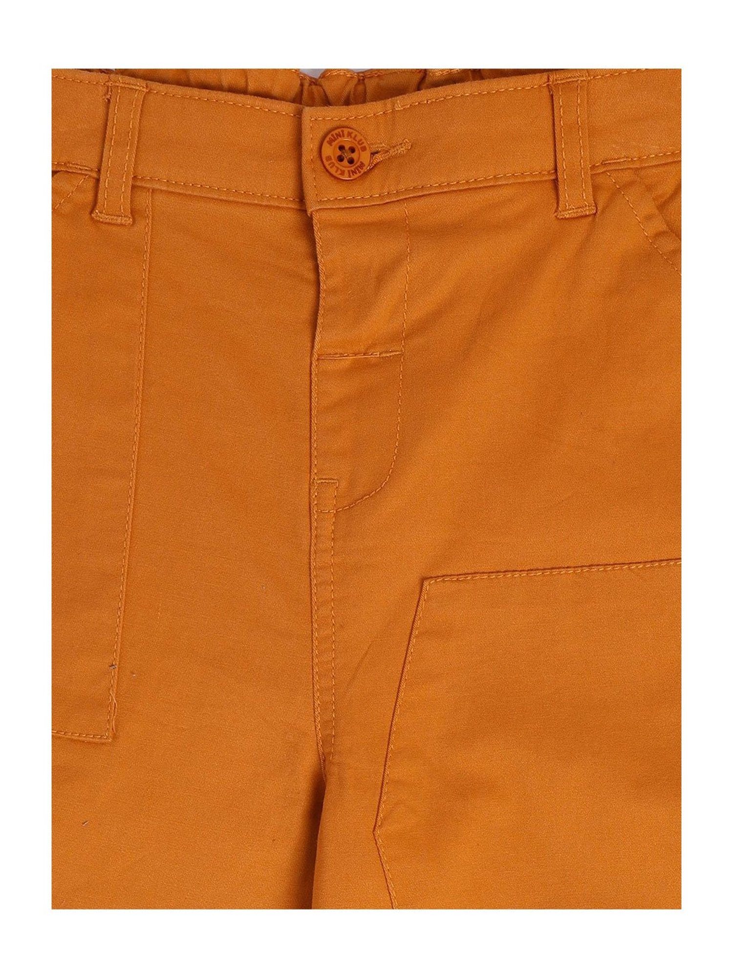 MINIKLUB Boys Rust Solid Pants