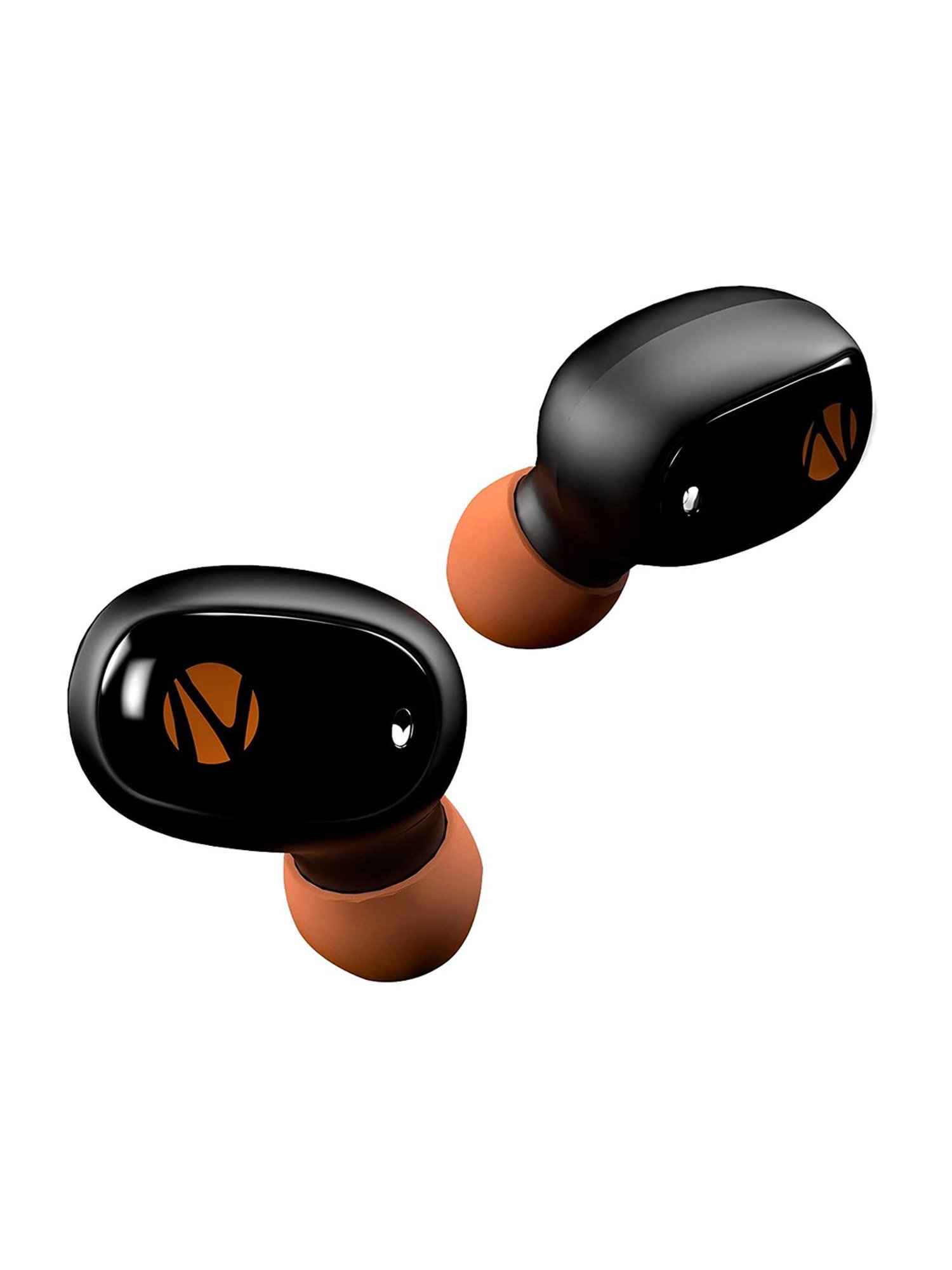 Zebronics Zeb-Sound Bomb 1 True Wireless Earbuds with Mic (Orange/Black)