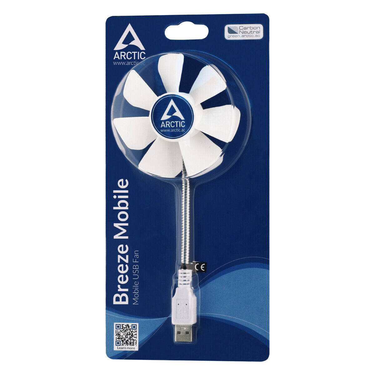 ARCTIC Breeze Mobile 2020 Edition - ABACO-BZG00-01000 Mini USB Desktop Fan with