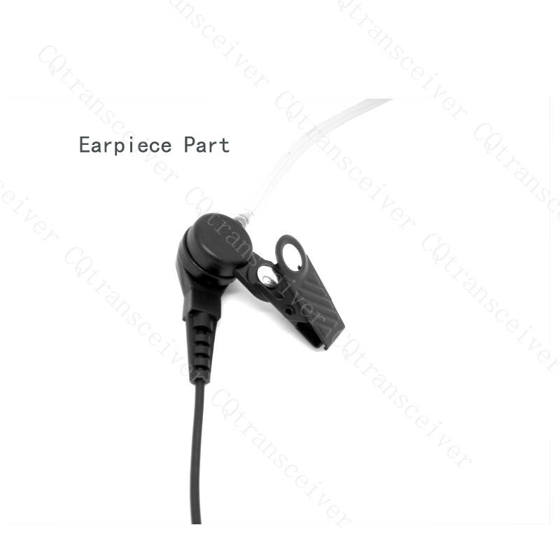 Clear Earbud PTT microphone for Motorola Talkabout two-way radio T270 T280