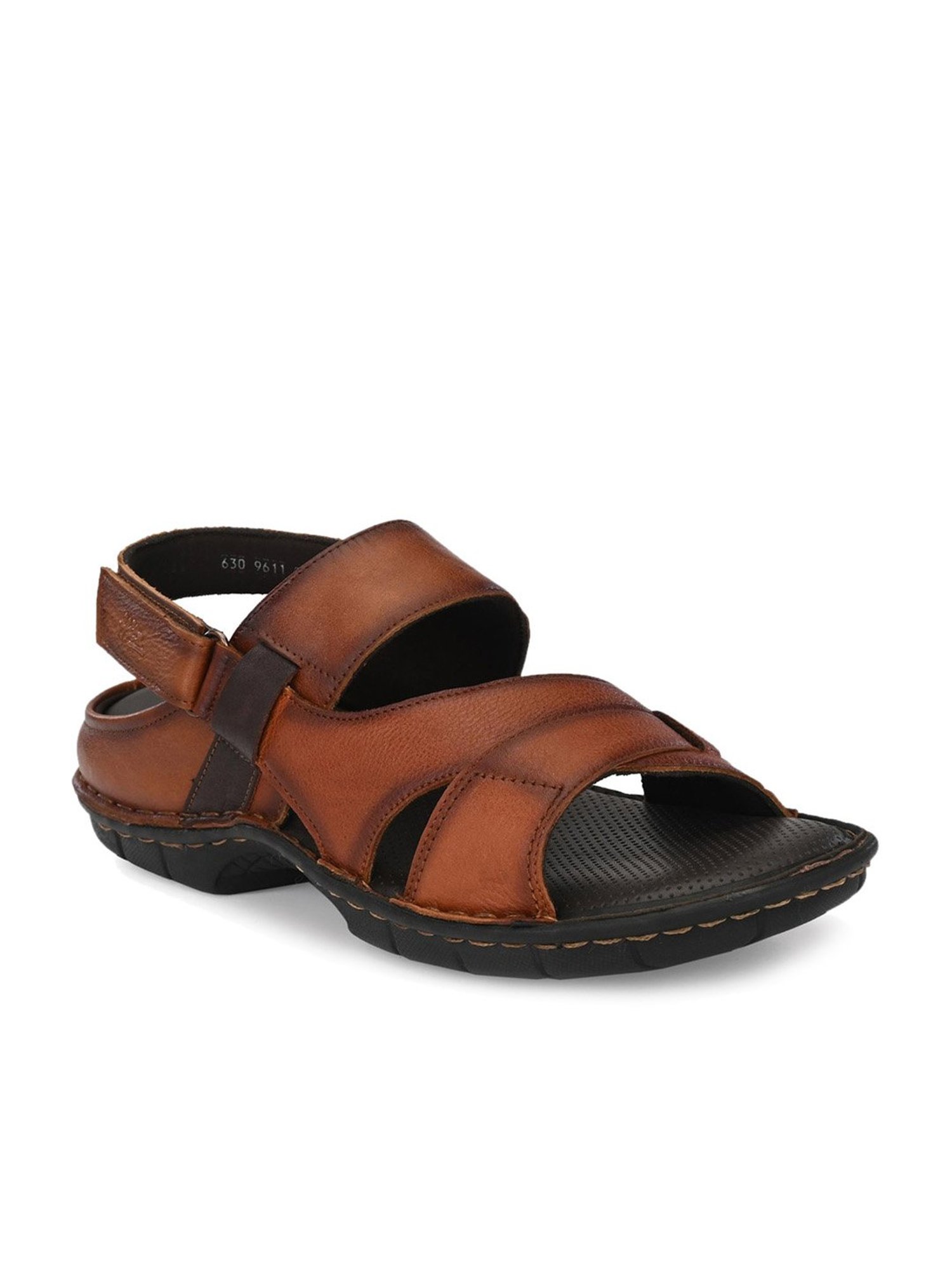 Hitz Men's Tan Back Strap Sandals