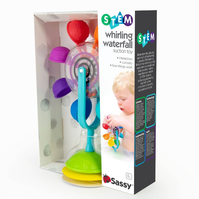 Sassy Whirling Waterfall Suction Toy
