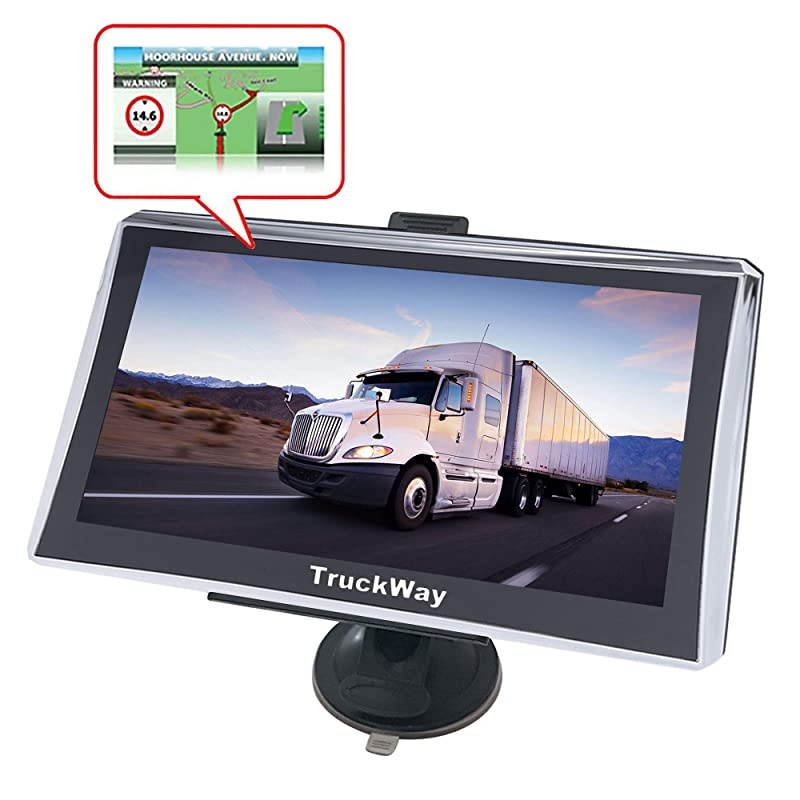 GPS - Pro Series Model 720 - Truck GPS 7" Inch for Truck Drivers Navigation Lifetime North America Maps (USA + Canada) 3D & 2D Maps, Touch Screen, Turn by Turn Directions