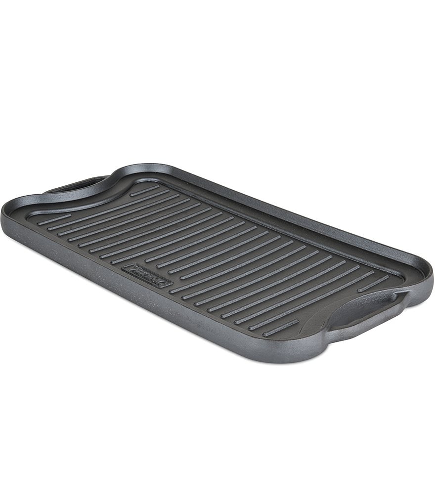 Viking Pre-Seasoned Cast Iron 20#double; Reversible Grill/Griddle Pan