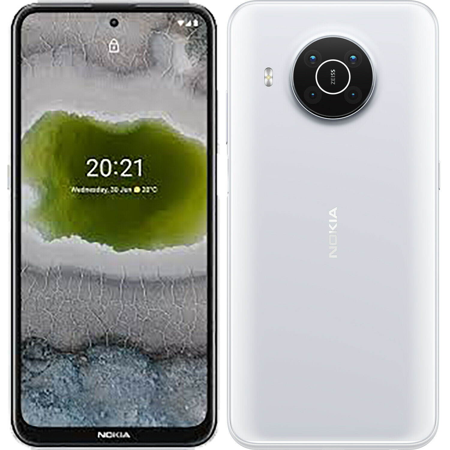 Nokia X10 Dual-SIM 64GB ROM + 6GB RAM (GSM Only | No CDMA) Factory Unlocked 5G Android Smartphone (Snow) - International Version