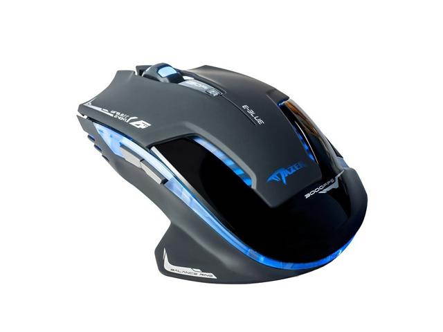 E-Blue Mazer II Wireless Optical Pro Gaming Mouse - AVAGO chip, 2500 DPI, Blue LED, 2.4GHz