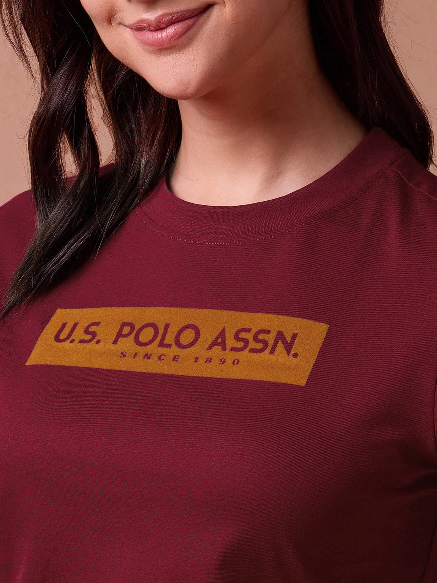 U.S. Polo Assn. Red Graphic Print T-Shirt