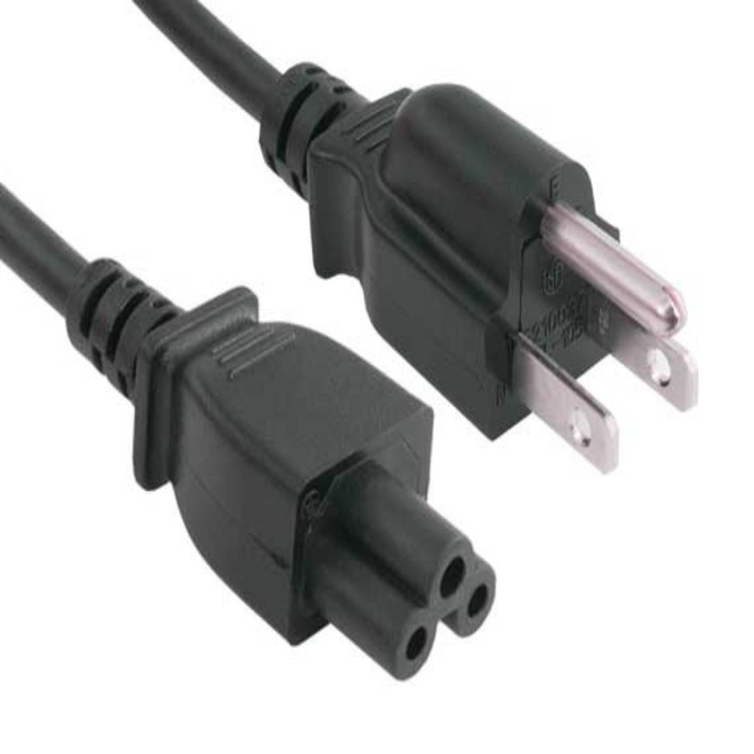 SANOXY Cables and Adapters; 4 PACK of1ft 3-Prong Notebook AC Power Cord IEC320 C5 to NEMA 5-15P