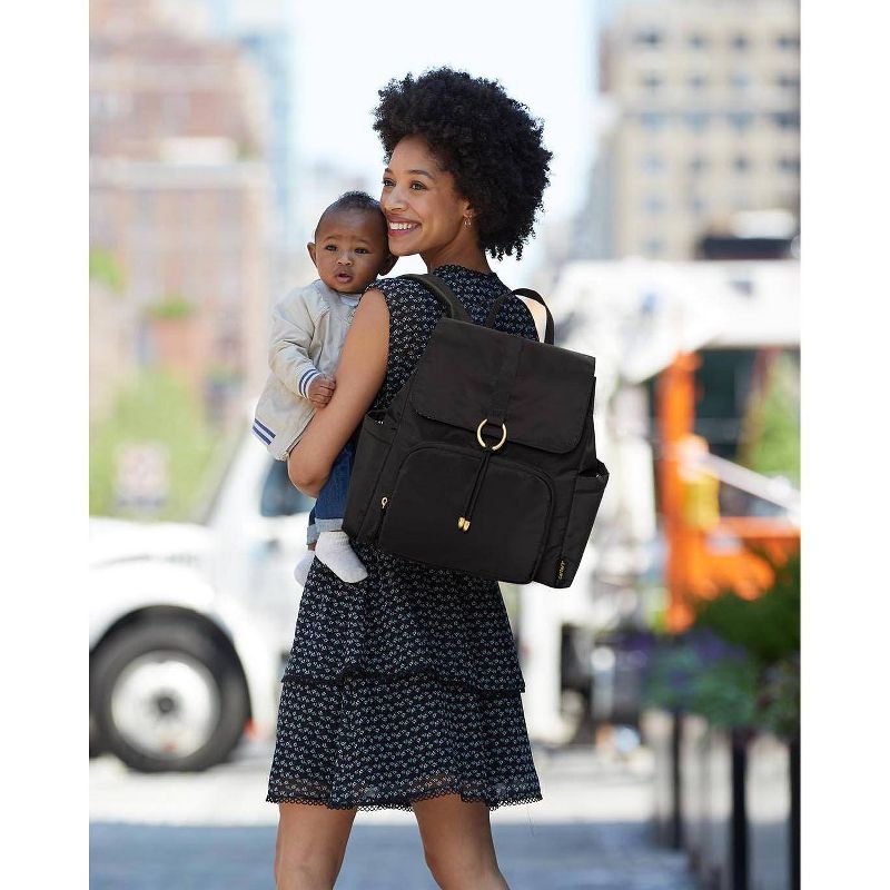 Carter's Go Everywhere Diaper Bag Backpack - Black