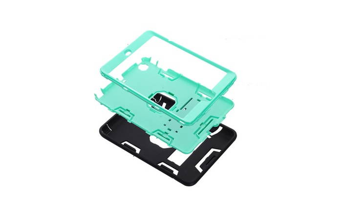 iPad 2/3/4 Shockproof Military Heavy Duty Rubber With Hard Stand Case