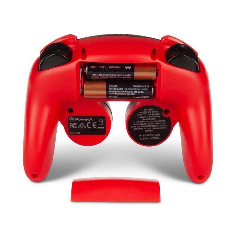 PowerA Wireless GameCube Style Controller for Nintendo Switch - Mario - Black/Red