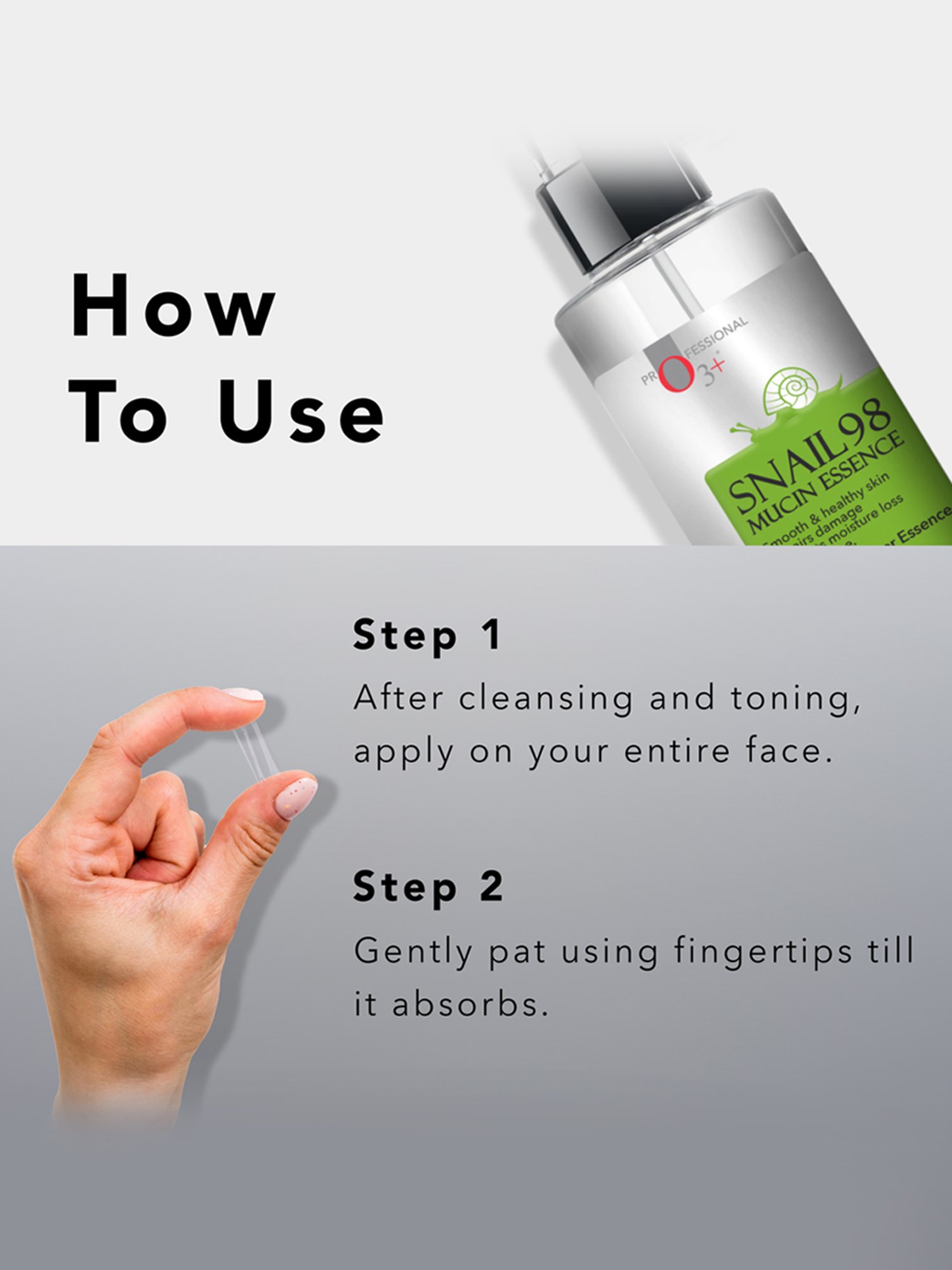 O3+ Professional Snail Mucin Serum - 100 ml