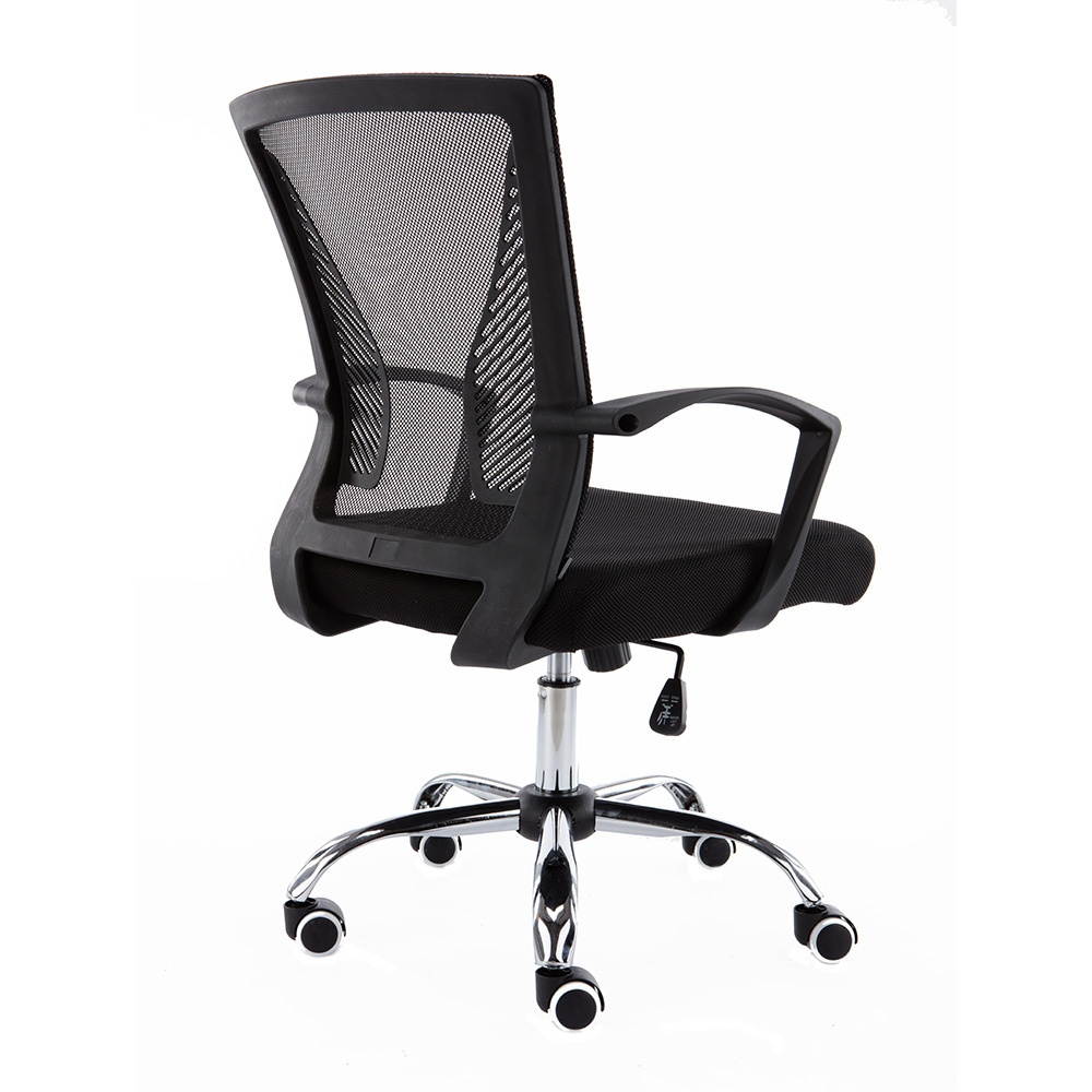 Modern Home Zuna Mid-Back Office Chair - Black/Black