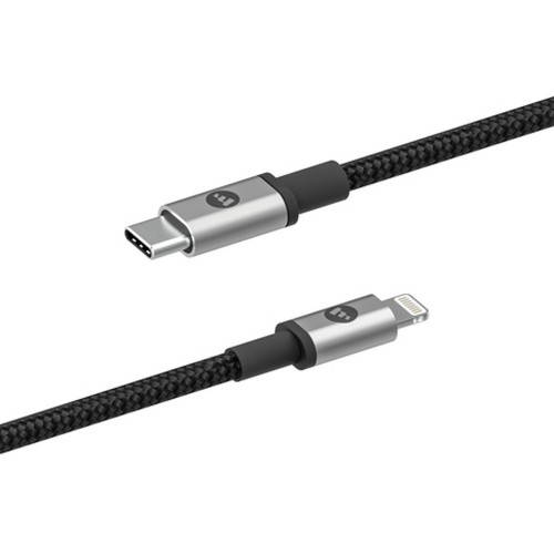 Mophie 1M MFi USB-C to Lightning Silver Fast Charge Cable