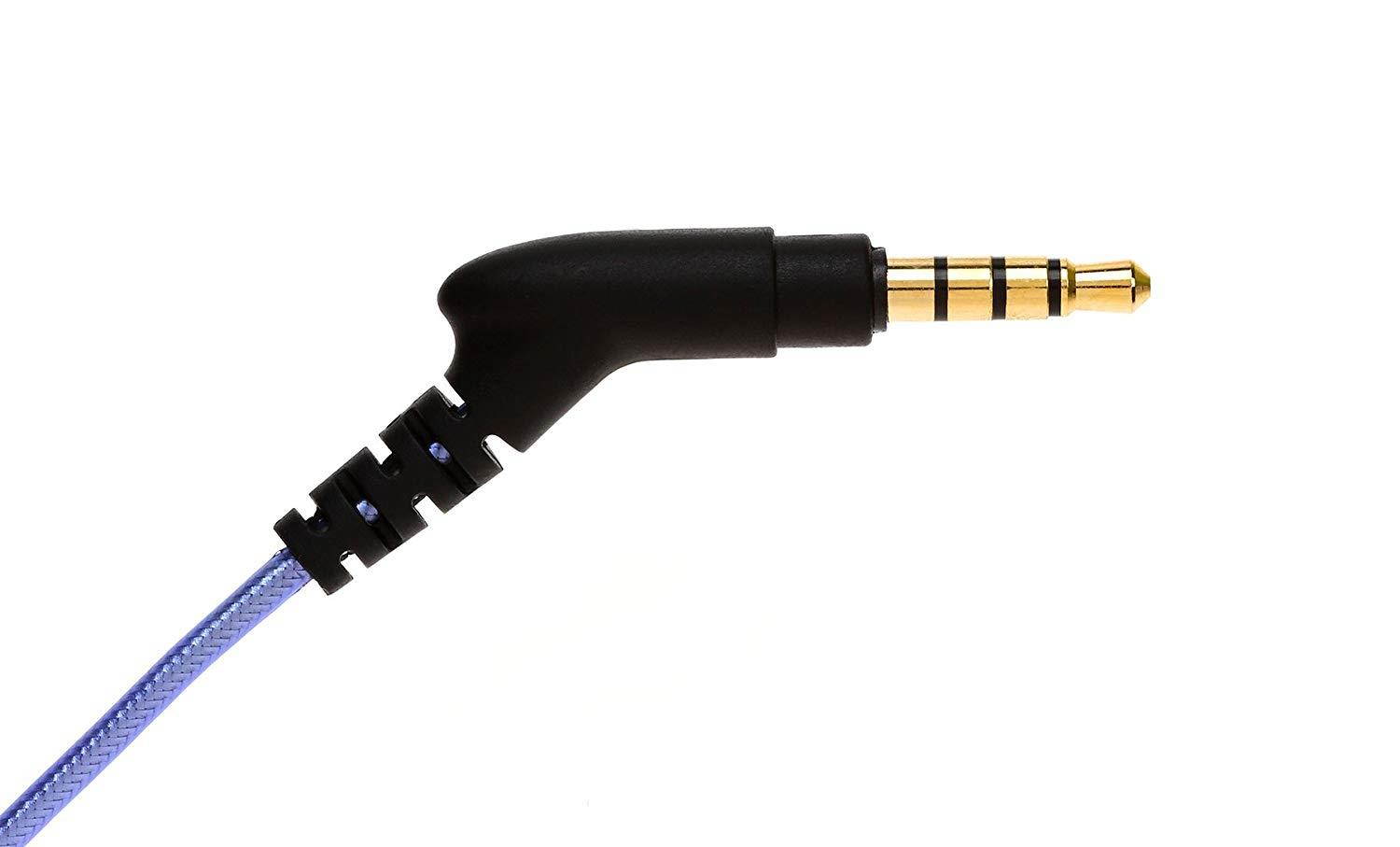 Symphonized NRG 2.0 Earbuds with Microphone, Noise Isolating Headphones Earbuds Heavy Deep Bass Earphones Ear Buds, in Ear Headphones for iPhone Android Phone iPad Tablet Laptop and (Metallic Purple)