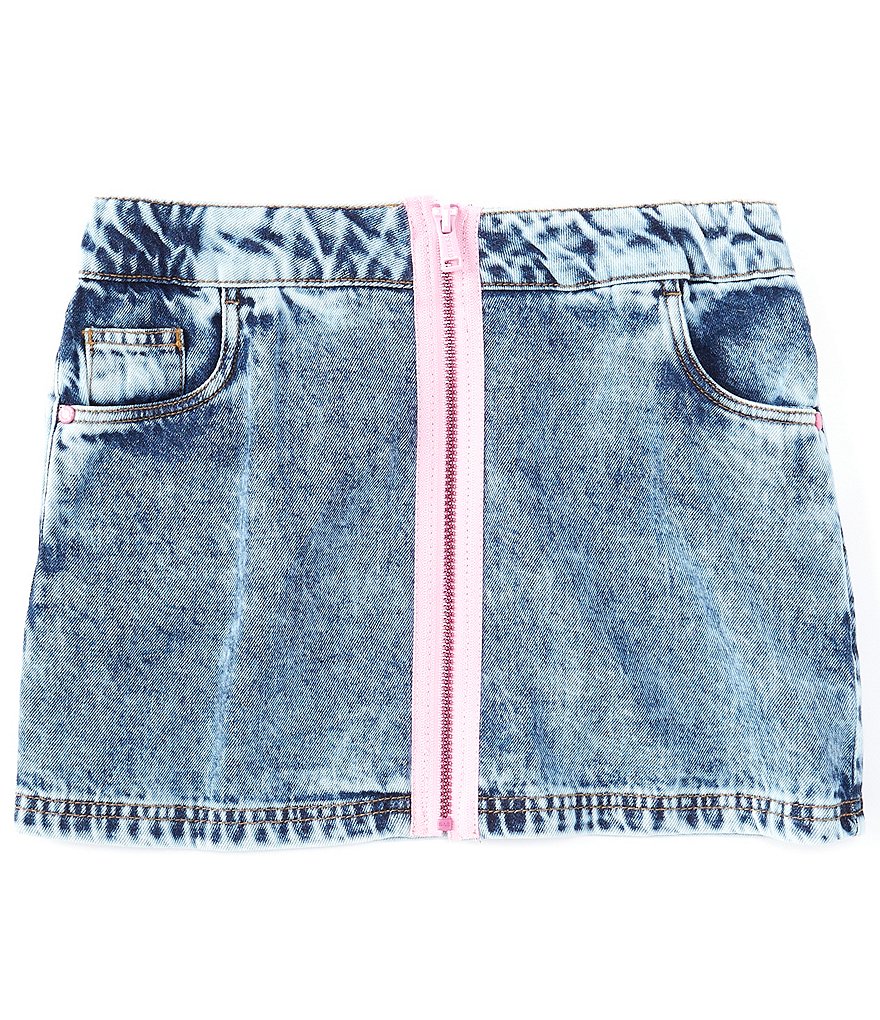 GB Girls Little Girls 2T-6X Smocked High Waisted Mini Skirt