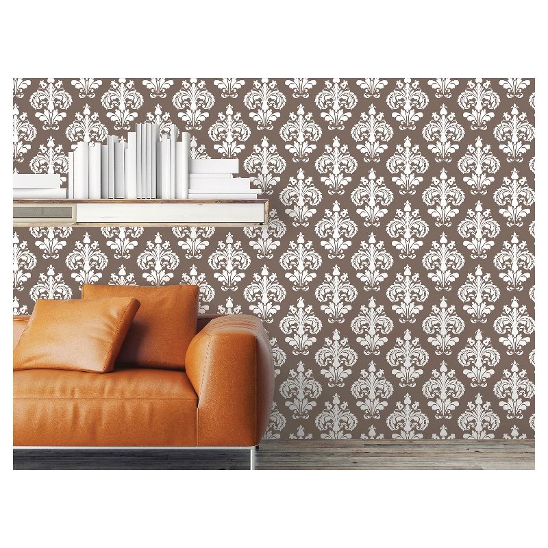 Tempaper Kids' Galaxy Self-Adhesive Removable Borders Wallpaper Out Of This World Black